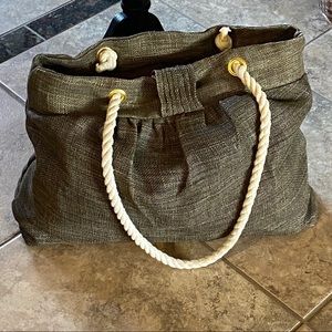 Linen tote bag